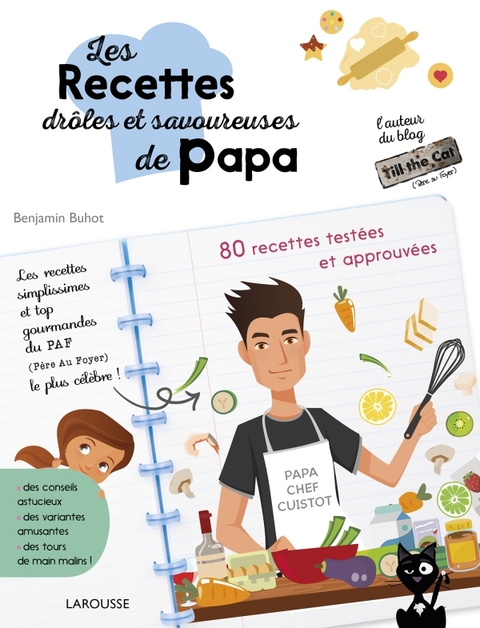 Cover image for book Les recettes drôles et savoureuses de Papa