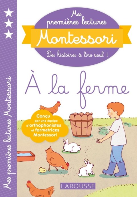 Cover image for book Mes premières lectures Montessori, à la ferme