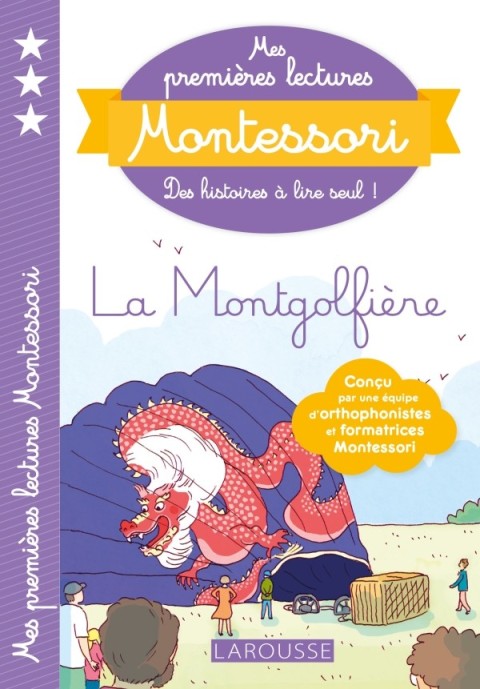 Cover image for book Mes premières lectures Montessori, la montgolfière