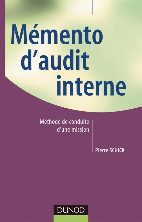 Cover image for book Memento d'audit interne