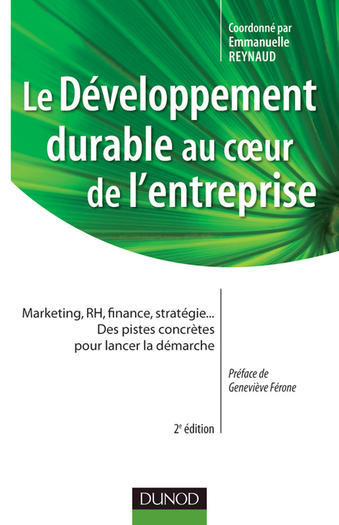 Cover image for book Le développement durable au coeur de l'entreprise- 2e édition