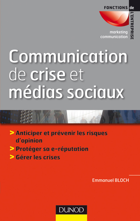 Cover image for book Communication de crise et médias sociaux