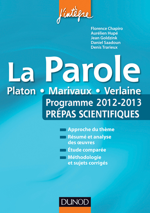 Cover image for book La parole