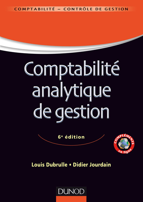 Cover image for book Comptabilité analytique de gestion - 6ème édition