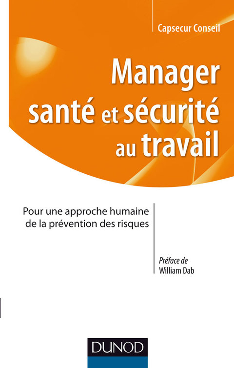 Cover image for book Manager santé et sécurité au Travail