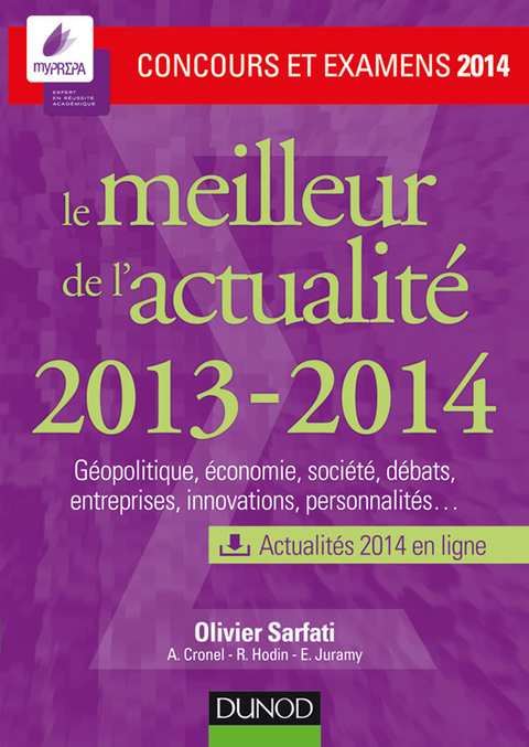 Cover image for book Le meilleur de l'actualité 2013-2014 - Concours et examens 2014