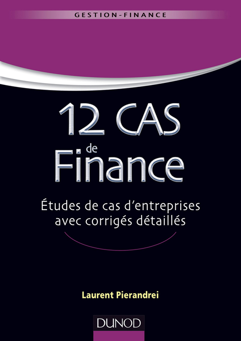 Cover image for book 12 cas de finance