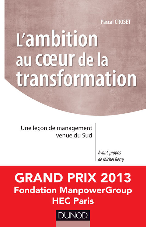 Cover image for book L'ambition au coeur de la transformation