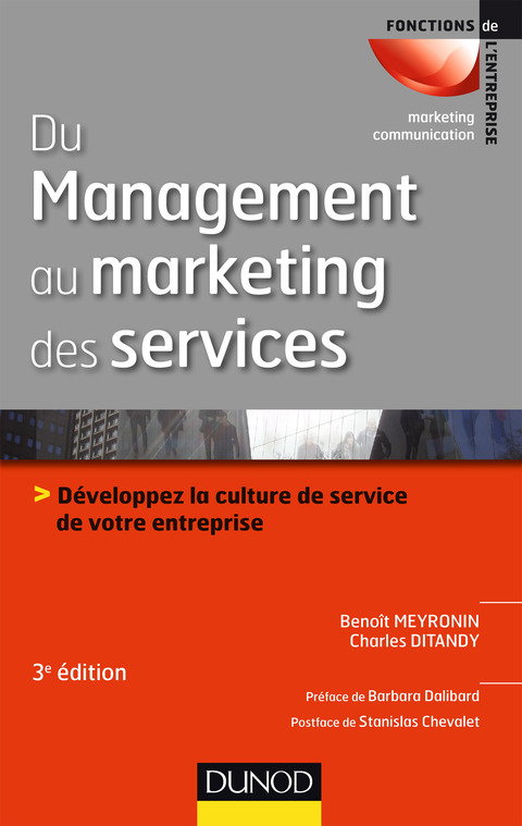Cover image for book Du management au marketing des services - 3e éd.