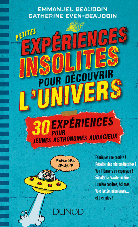 Cover image for book Petites expériences insolites pour découvrir l'univers