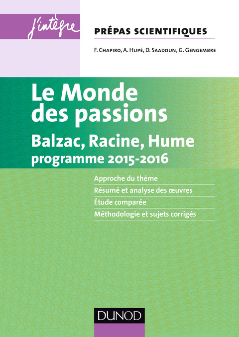 Cover image for book Le monde des passions prépas scientifiques programme 2015-2016