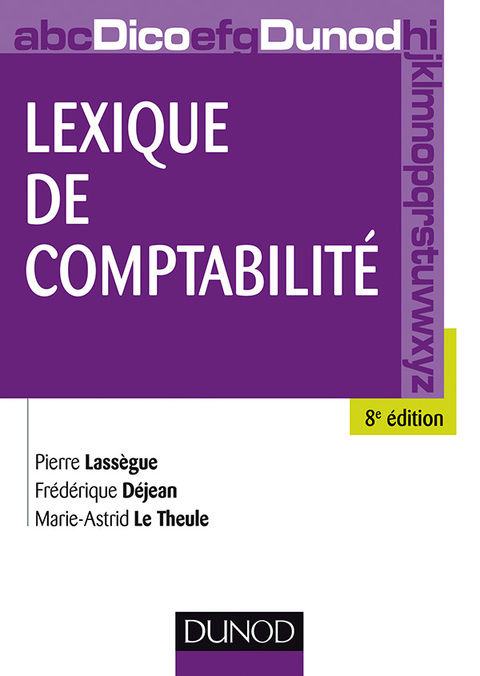 Cover image for book Lexique de comptabilité - 8e édition