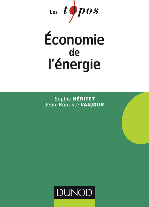 Cover image for book Economie de l'énergie