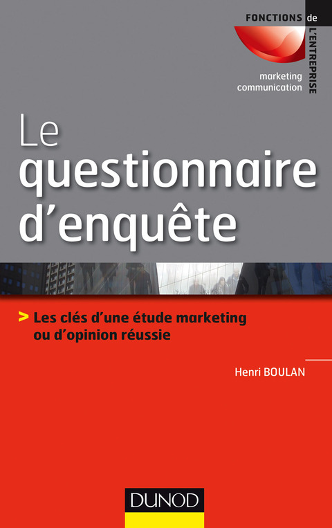 Cover image for book Le questionnaire d'enquête