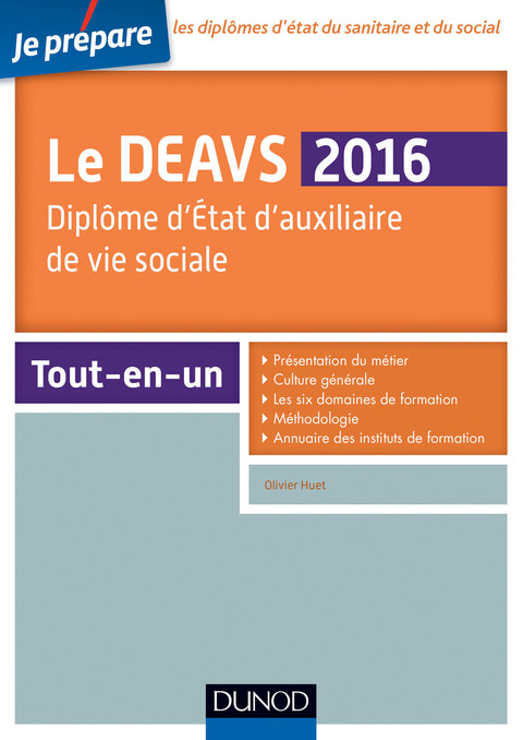Cover image for book Je prépare le DEAVS 2016