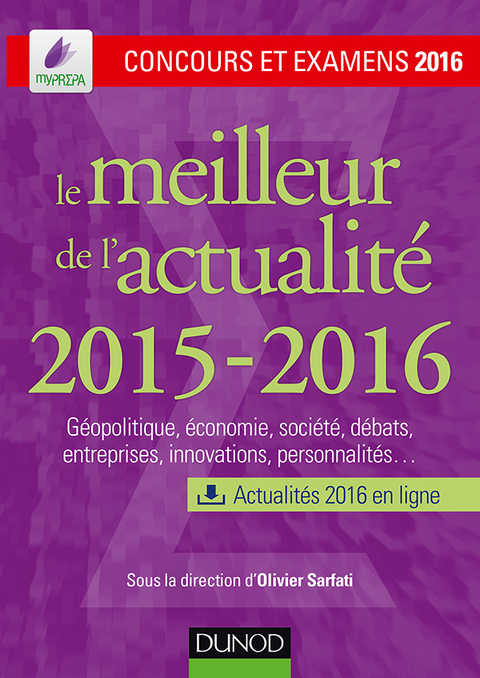 Cover image for book Le meilleur de l'actualité 2015-2016