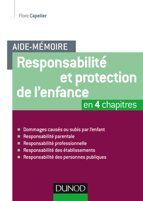 Cover image for book Aide-mémoire - Responsabilité et protection de l'enfance