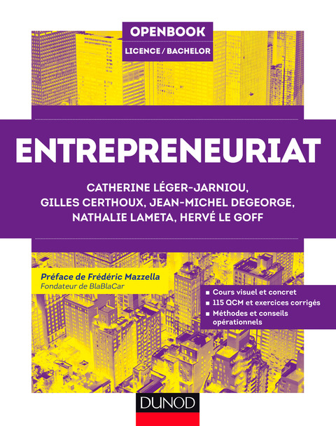 Cover image for book Entrepreneuriat