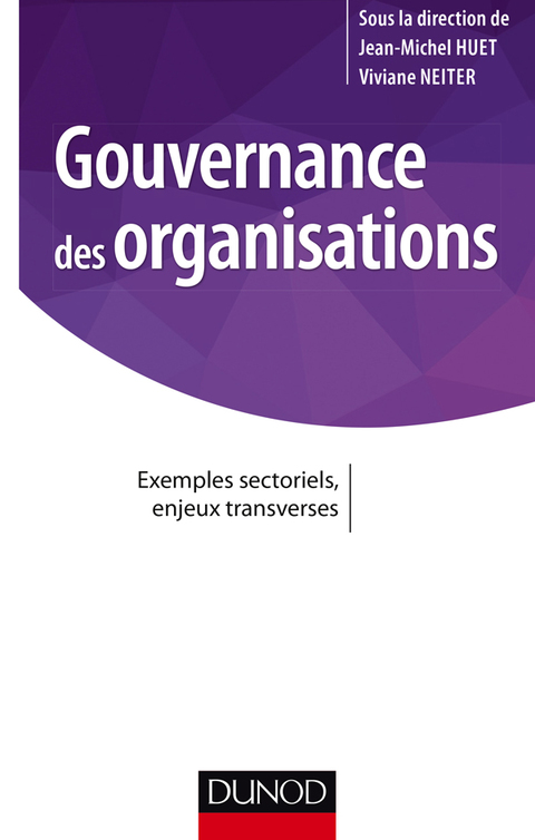 Cover image for book Gouvernance des organisations