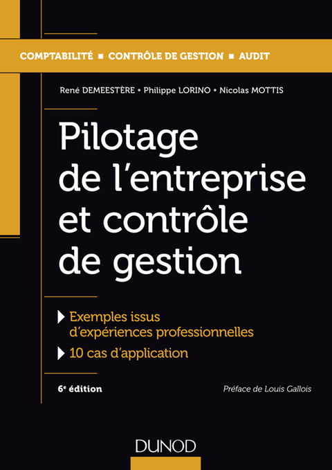Cover image for book Pilotage de l'entreprise et contrôle de gestion - 6e éd.