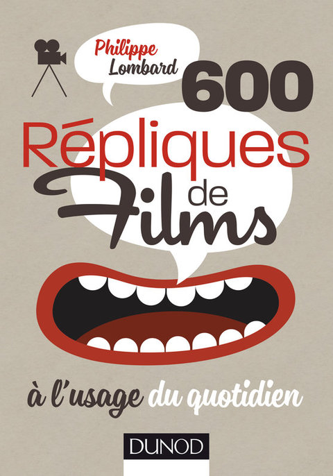 Cover image for book 600 répliques de films à l'usage du quotidien