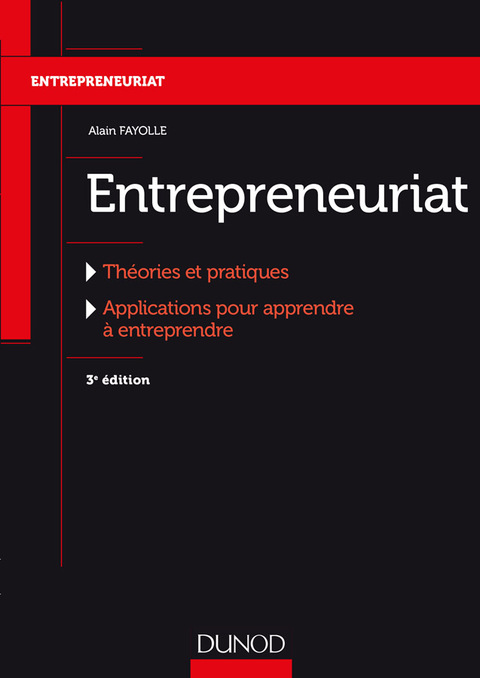 Cover image for book Entrepreneuriat - 3e éd.