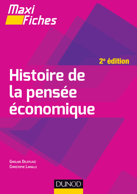 Cover image for book Maxi fiches - Histoire de la pensée économique - 2e éd.