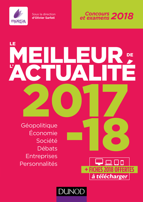 Cover image for book Le meilleur de l'actualité 2017-2018