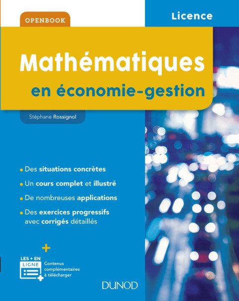 Cover image for book Mathématiques en économie-gestion
