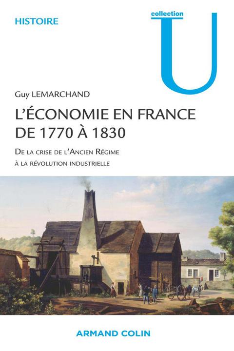 Cover image for book L'économie en France de 1770 à 1830