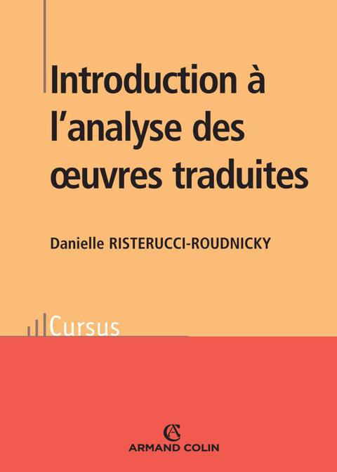 Cover image for book Introduction à l'analyse des oeuvres traduites