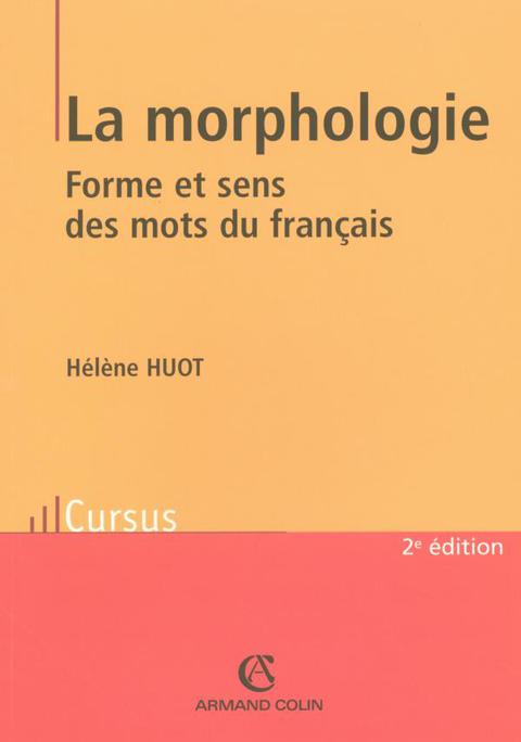 Cover image for book La morphologie