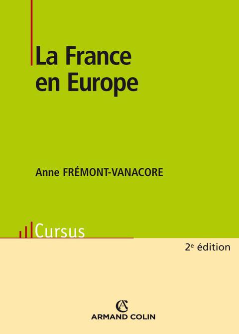 Cover image for book La France en Europe