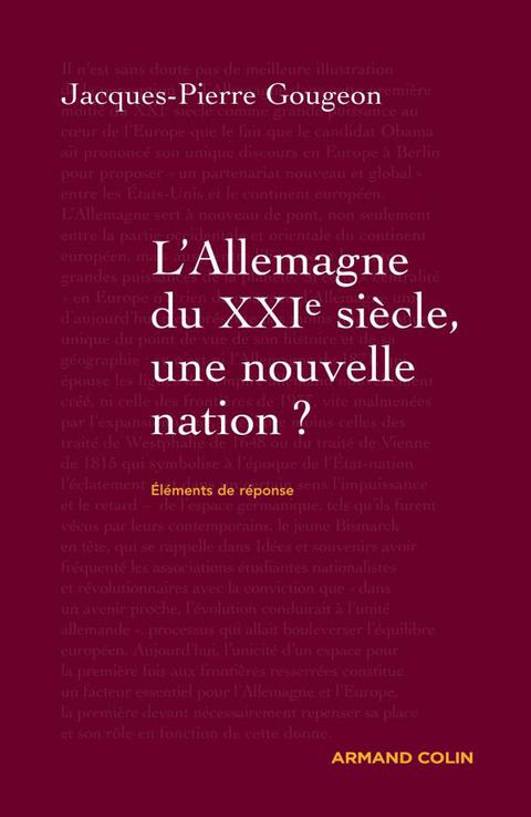 Cover image for book L'Allemagne dans le XXIe siècle : une nouvelle nation ?