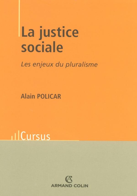 Cover image for book La justice sociale
