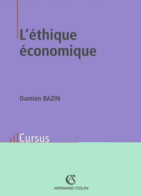 Cover image for book L'éthique économique