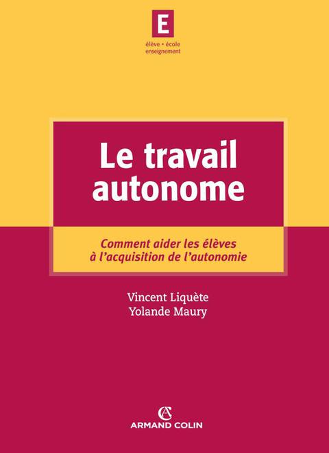 Cover image for book Le travail autonome