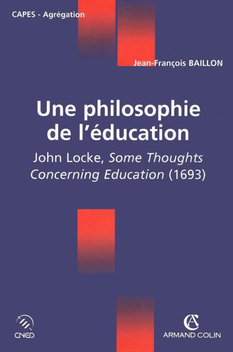 Cover image for book Une philosophie de l'éducation