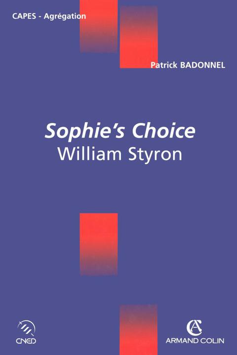 Cover image for book Sophie's Choice