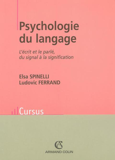 Cover image for book Psychologie du langage