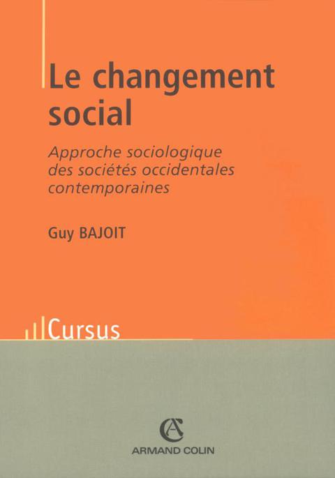 Cover image for book Le changement social