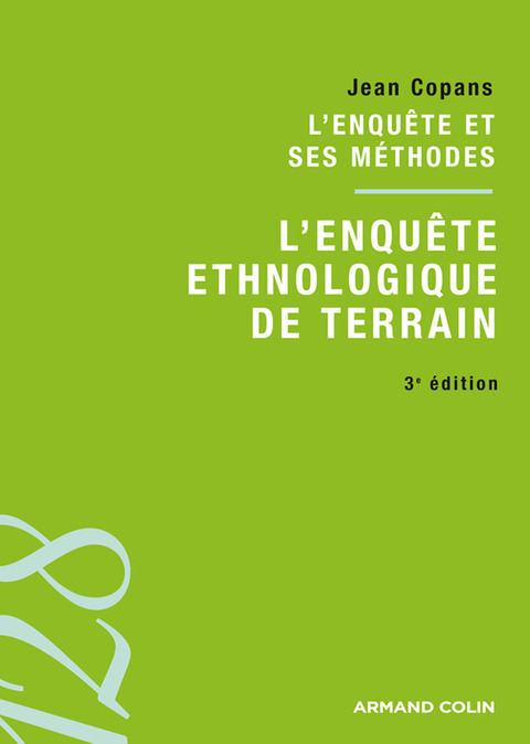 Cover image for book L'enquête et ses méthodes : l'enquête ethnologique de terrain