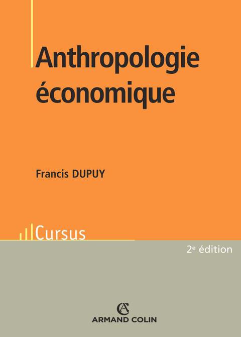 Cover image for book Anthropologie économique