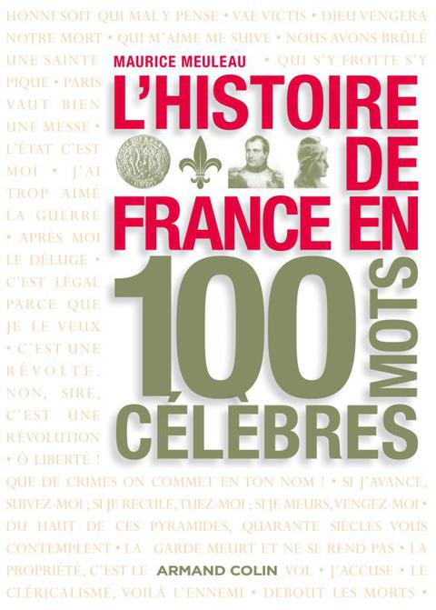 Cover image for book L'histoire de France en 100 mots célèbres