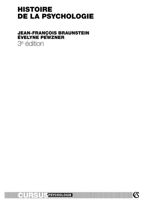 Cover image for book Histoire de la psychologie