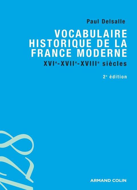 Cover image for book Vocabulaire historique de la France moderne