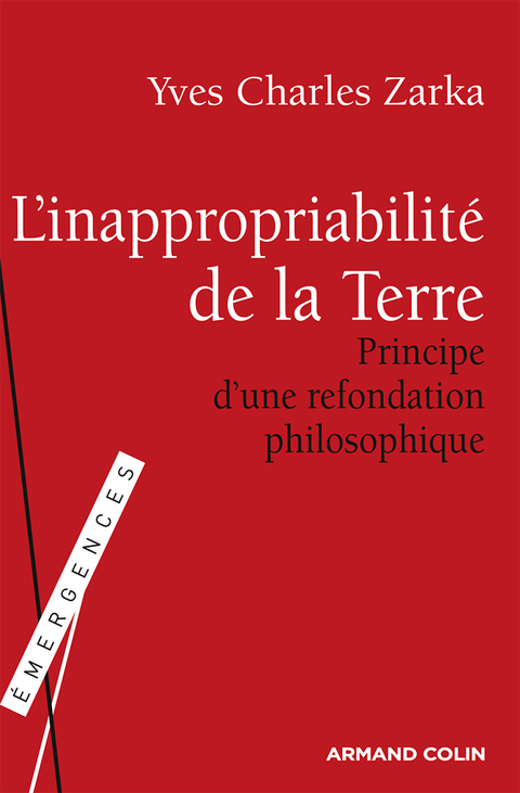 Cover image for book L'inappropriabilité de la Terre