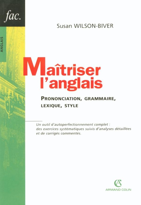 Cover image for book Maîtriser l'anglais