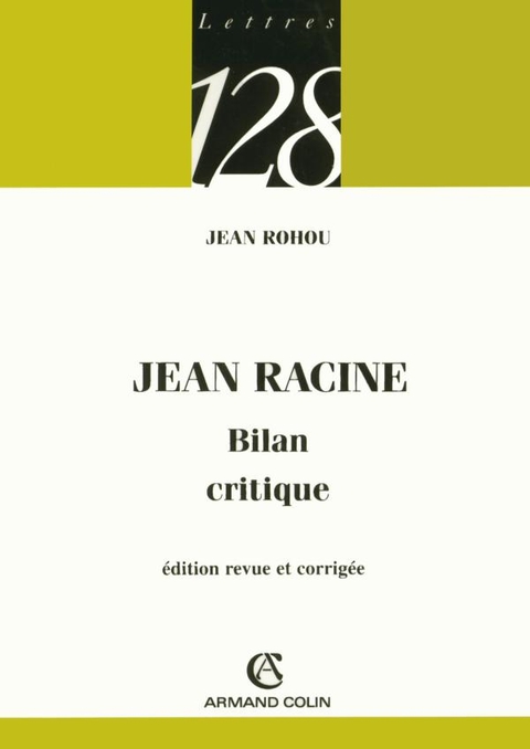 Cover image for book Jean Racine