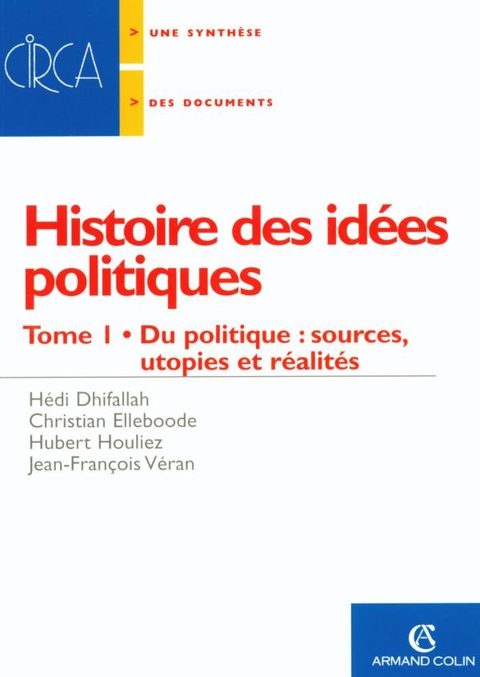 Cover image for book Histoire des idées politiques